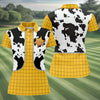 Maxcorners Cowboy Toy Hawaiian Golf Shirt, Cartoon Style Women's Golf Tops, Ladies Golf Shirts LM1507