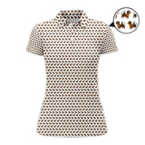 Maxcorners Dachshund Golf Shirt For Men, Pattern Golf Polos, Funny Golf Shirt For Golfers