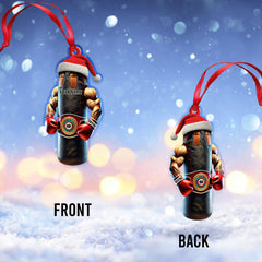 Maxcorners Custom Name Boxing Ornament, Christmas Gift for Boxing Loverss 2D Flat LM2111