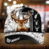 Maxcorners Beautiful Deer Hunting Version 2 Multicolored Pattern Personalized Cap