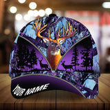 Maxcorners Epic Deer Hunting Zip Camo Pattern 3D Multicolor Personalized Cap