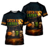 Maxcorners Catch Ya Later Fisherman Outfit, Long Sleeve Fishing Shirts, Mens Casual Shirts