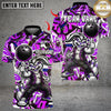 Maxcorners Cool Streetwear Rabbit Bowling Multicolor Customized Name, Team Name 3D Shirts
