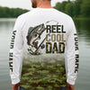Maxcorners Reel Cool Dad Fishing SPF Shirt For Men, Custom Fishing Shirts, Fisherman Outfit, Mens Casual Shirts