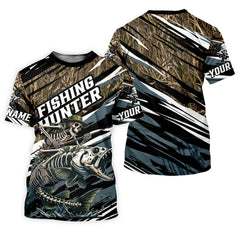 Maxcorners Fishing Hunter Camo Fishing Shirt, UV Protection Shirt, Presents For Fishermen