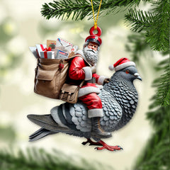 Maxcorners Custom Name Postman Ornament, Postman Christmas Gift 2D Flat LM2111