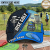 (8 Colors) Maxcorners Disc Golf Equipment & Flying Disc Personalized Name 3D Cap LM3009