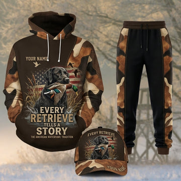 Maxcorners Duck Hunting Every Retrieve Tells a Story Camo Personalized 3D Shirts