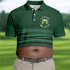 Maxcorners St Patrick's Day Cheers Men's Funny Golf Shirts, Polo Shirts For Men, Golf Shirts For Men | Style 4