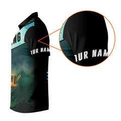 Maxcorners I Like Big Bass And I Cannot Lie Shirt, Funny Fishing T-shirt, SPF Shirt For Men, Gift For Fisherman