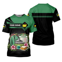 Maxcorners Augusta Golf Master Custom Men's Golf Polo Shirt, Funny Golf Shirt, Gift For Golf Lovers