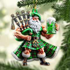 Maxcorners Custom Name Scotland Ornament, Christmas Gift for Scotland Lover 2D Flat LM2211