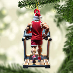 Maxcorners Custom Name Gym Ornament, Gymnastics Christmas Gift4 2D Flat LM2211