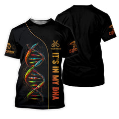 Maxcorners It's In My DNA Fishing UPF Shirts, Funny Fishing Shirt, Men Jersey, Presents For Fishermen