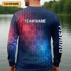 Maxcorners Marlin Fishing Custom Name UPF Shirts, Tournament Fishing Shirts, Men's Fishing Shirt