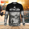Maxcorners Cast All Your Cares On The Lord Fishing UPF Shirt, Personalized Fishing Shirt For Men, Fishing Shirts For Men