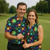 Maxcorners The Star And The Shamrock Rainbow Glitter St Patrick's Golf Shirt, Polo Shirts For Men, Golf Shirts For Men