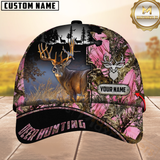Maxcorners Hunting Deer Camouflage Multicolor Personalized Name 3D Cap