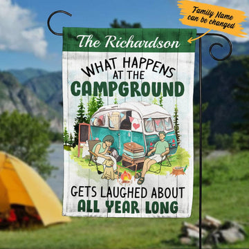 Maxcorners Family Camping Garden Flag VT15