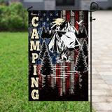 Maxcorners Camping Happy American US Flag VT25