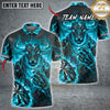 Maxcorners Darts Charging Minotaur Lightning Design Multiple Options Personalized Name, Team Name 3D Shirt