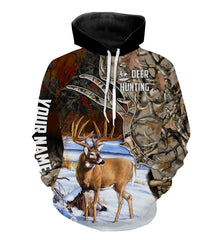 Maxcorners Deer Hunting A12 All Over Printed Hoodie