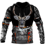 Maxcorners Deer Hunter Custom Name Shirt 3D All Over Printed Clothes