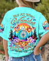 Maxcorners Not All Who Wander Are Lost Compass All Over Print LM2101