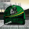 Maxcorners Billiard Ball 8 Hooded Skull Personalized Name 3D Cap (6 Colors)