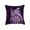 Maxcorners Darts Dragonfly Smoke Art Target Multicolor Customized Name 3D Pillow