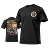 (7 Colors) Maxcorners Personalized Car Classic Muscle Car 3D T-Shirt - Mustard Yellow Retro Highway Classic Car Back Print