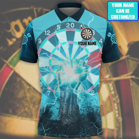 Maxcorners Dart Personalized 3D All Over Printed Thunder Shirt