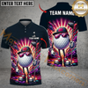 Maxcorners Cool Swing Golf Polo Customized Name, Team Name 3D Shirts (4 Colors)