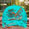 (7 Colors) Maxcorners Disc Golf Putt Chain Basket Ace Hunter Personalized Name 3D Cap LM3009