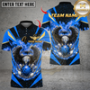 Maxcorners Bowling Flaming Eagle Multicolor Customized Name, Team Name 3D Shirt