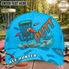 (7 Colors) Maxcorners Disc Golf Putt Chain Basket Ace Hunter Personalized Name 3D Cap LM3009