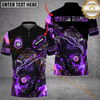 Maxcorners Ball 8 Pool Fiery Dragon Billiard Jersey Multicolor Option Customized Name, Team Name 3D Polo Shirt