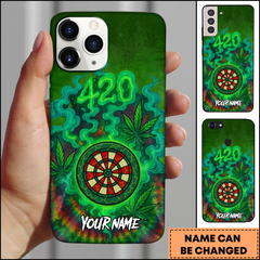 Maxcorners Darts 420 CNB Champion Personalized Name 3D Phone Case