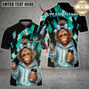 Maxcorners Darts Cute Monkey Hoodie Coffee Vibe Multicolor Customized Name, Team Name 3D Shirt