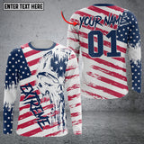 Maxcorners Roadmaster Motorcycle Personalized Name 3D Shirt