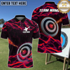 Maxcorners Dark Thunderbolt Archery Personalized Name 3D Shirt