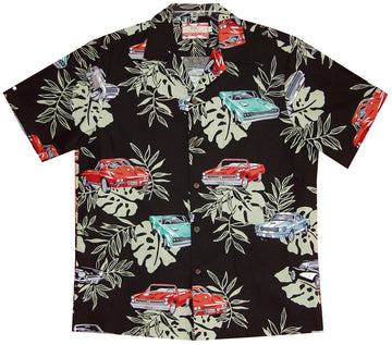 Maxcorners Muscle Cars Men's Hawaiian Shirt