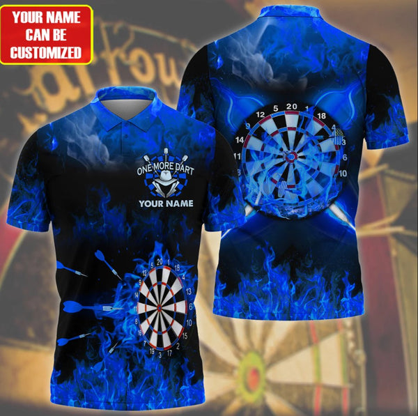 Maxcorners Dart Personalized 3D All Over Printed One More Dart Fire Shirt