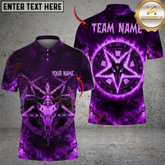 Maxcorners Darts Hell Fire Satan 666 Multicolor Customized Name, Team Name 3D Shirts