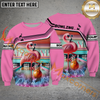 Maxcorners Phoenix Bowling Jersey Customized Name, Team Name 3D Polo Shirt