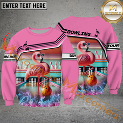 Maxcorners Phoenix Bowling Jersey Customized Name, Team Name 3D Polo Shirt