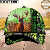 Maxcorners Hunting Deer Camouflage Multicolor Personalized Name 3D Cap