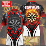 Maxcorners Dart Personalized 3D All Over Printed Red And Lightning Shirt