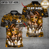 Maxcorners Bowling Leopard Girl Pink Ball Strike Graffiti Style Multicolor Customized Name, Team Name 3D Shirt