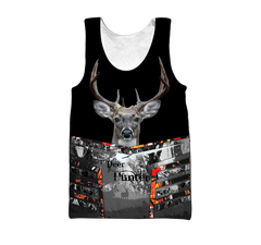 Maxcorners Deer Hunter Custom Name Shirt 3D All Over Printed Clothes